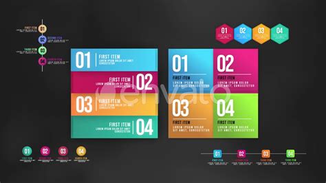 free infographic ae template.